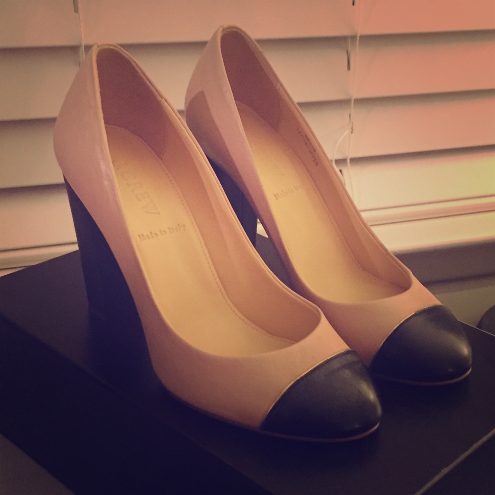 J.crew Italian Leather Pumps